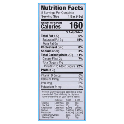 Bobo's Oat Bars - Fig Bar Original - Case Of 6-5/1.5 Ounce