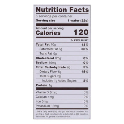 An image displaying Rip Van Wafels - Wafers Dark Chocolate - Case Of 6-4.68 Ounce by Rip Van Wafels