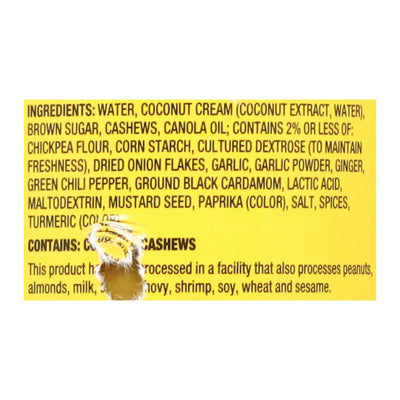 Tasty Bite - Simmer Sce Coconut Korma - Case Of 6-13 Ounce