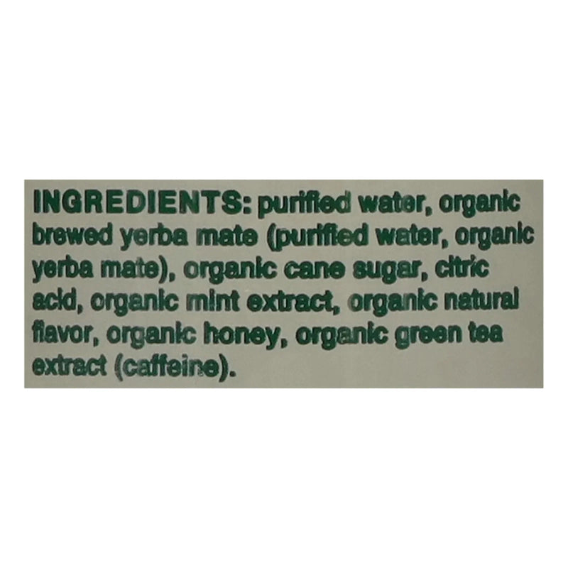Clean Cause - Yerba Mate Organic Mnt Hony - Case Of 12-15.5 Ounce