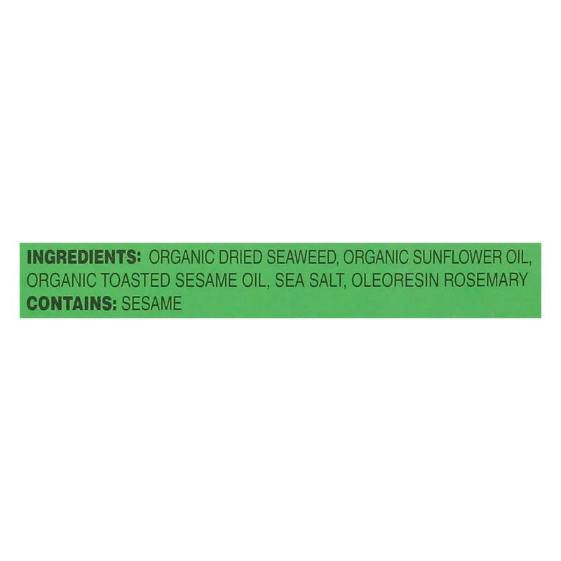 Bibigo - Seaweed Og2 Snack Sesame - Cs Of 6-6/.16 Oz