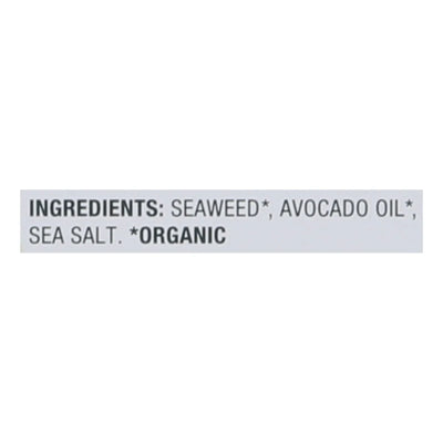 An image displaying Gimme Seaweed Snacks - Seawd Snk Organic Avo Oil 5pk - Case Of 6-5/.14 Ounce by Gimme Seaweed Snacks