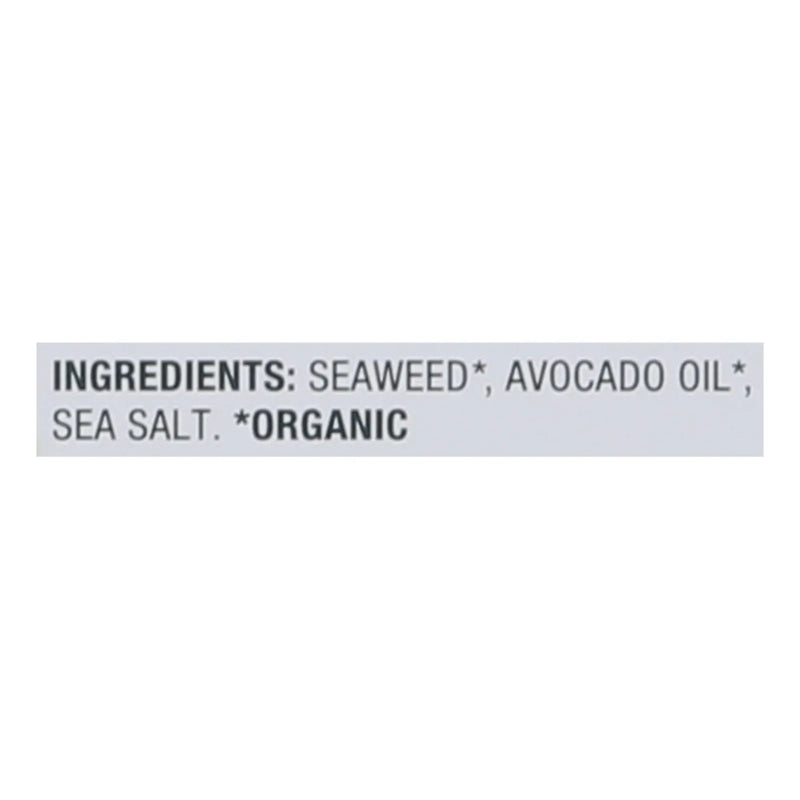 An image displaying Gimme Seaweed Snacks - Seawd Snk Organic Avo Oil 5pk - Case Of 6-5/.14 Ounce by Gimme Seaweed Snacks