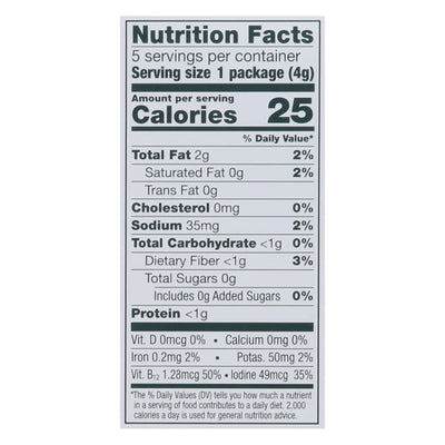 An image displaying Gimme Seaweed Snacks - Seawd Snk Organic Avo Oil 5pk - Case Of 6-5/.14 Ounce by Gimme Seaweed Snacks