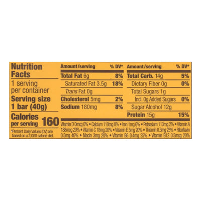 Fulfil - Protein Bar Chocolate Peanut Caramel - Case Of 12-1.41 Ounce