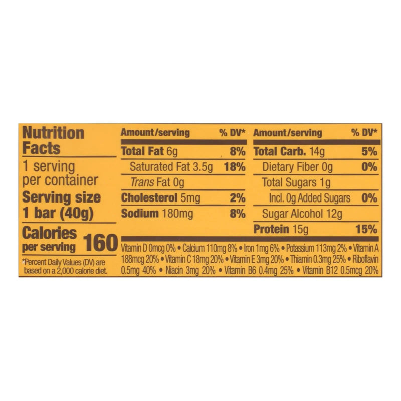 Fulfil - Protein Bar Chocolate Peanut Caramel - Case Of 12-1.41 Ounce