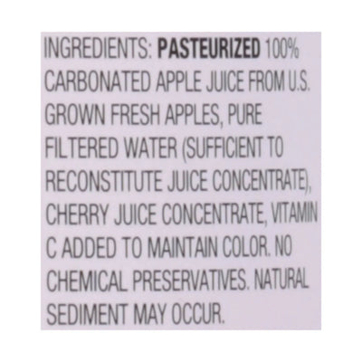 Martinelli's - Sparkling Blush Apple Chrry - Case Of 12-25.4 Ounce