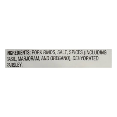 An image displaying Southern Recipe Small Batch - Pork Rind Crtn Itl Herb - Case Of 6-2 Ounce by Southern Recipe Small Batch
