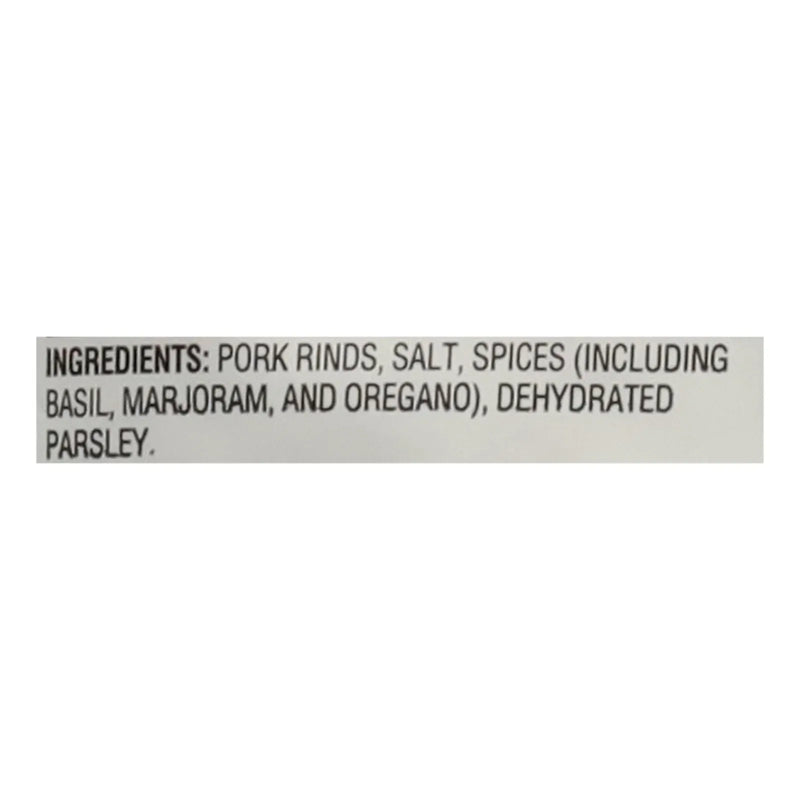 An image displaying Southern Recipe Small Batch - Pork Rind Crtn Itl Herb - Case Of 6-2 Ounce by Southern Recipe Small Batch