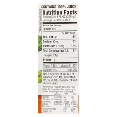 An image displaying R.w. Knudsen - Organic Juice - Orange Carrot - Case Of 6 - 32 Ounce by R.w. Knudsen