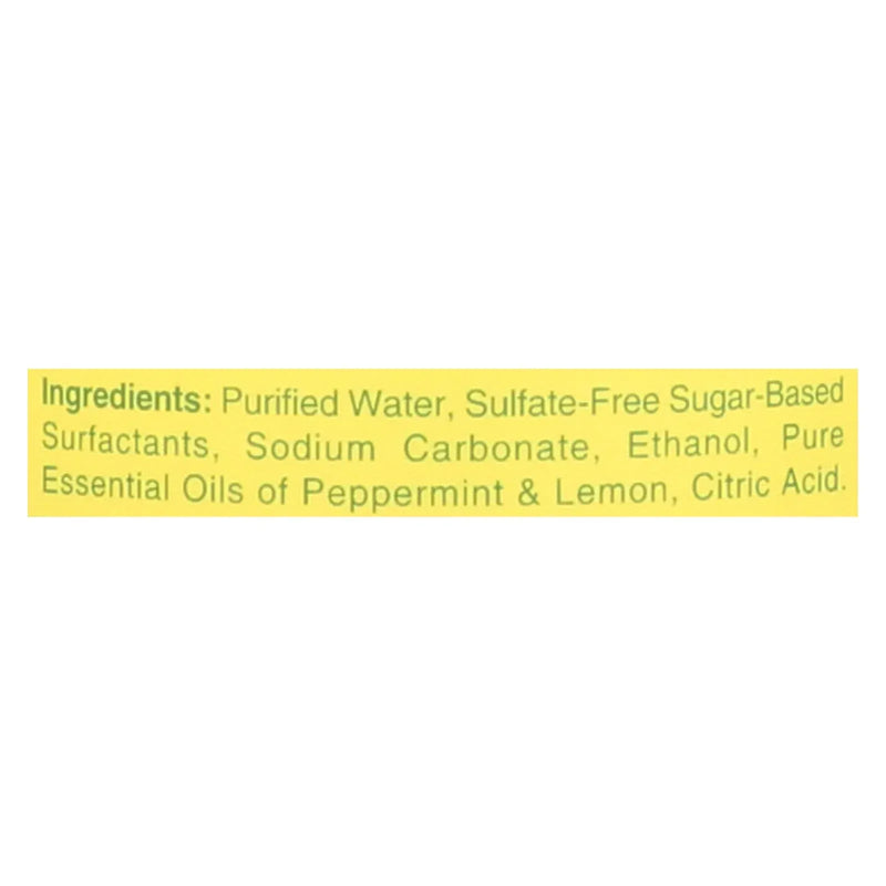 An image displaying Rebel Green Glass Spray - Peppermint Lemon - Case Of 4 - 32 Ounce by Rebel Green