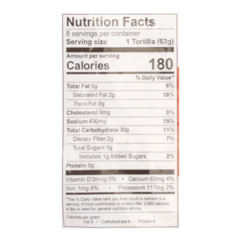 An image displaying La Tortilla Factory - Tortilla Burrito Flour - Case Of 10-17.77 Ounce by La Tortilla Factory