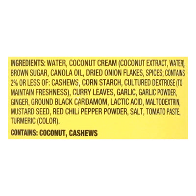 Tasty Bite - Simmer Sce South Indn Cry - Case Of 6-13 Ounce