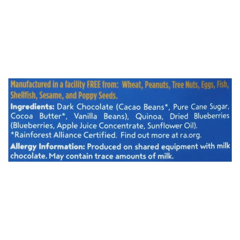 An image displaying Undercover Chocolate - Mini Crsps Dk Choc Blubry - Case Of 12-3 Ounce by Undercover Chocolate