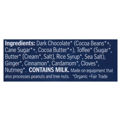 Theo Chocolate - Bar Og2 Dkchc Gngrbd Toff - Cs Of 12-2.8 Oz