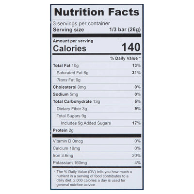 Theo Chocolate - Bar Og2 Dkchc Gngrbd Toff - Cs Of 12-2.8 Oz