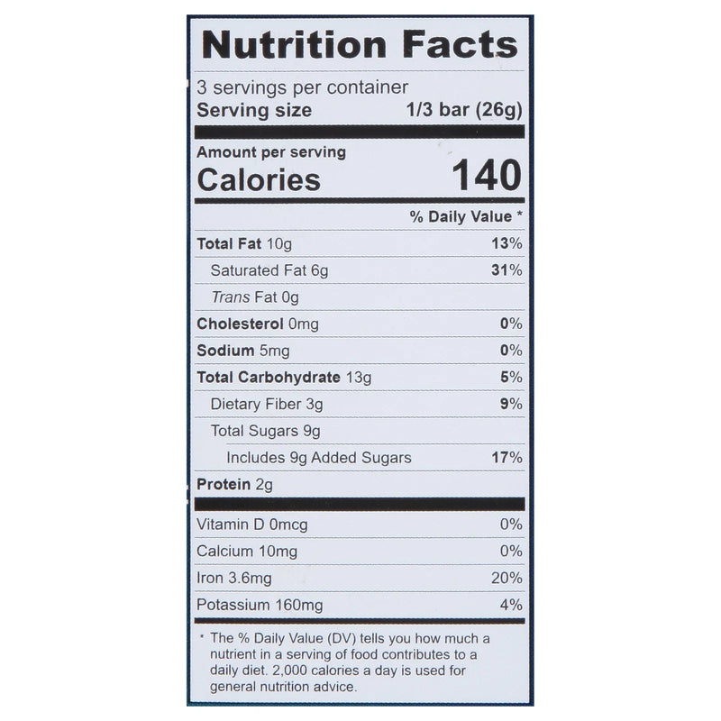 Theo Chocolate - Bar Og2 Dkchc Gngrbd Toff - Cs Of 12-2.8 Oz