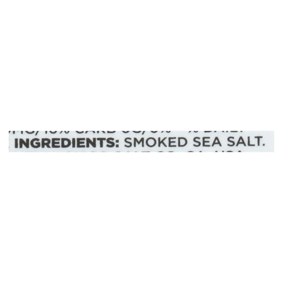 An image displaying San Francisco Salt Company Hickory Smoked Sea Salt - Case Of 6 - 5 Ounce by San Francisco Salt Co.