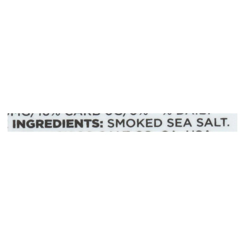 An image displaying San Francisco Salt Company Hickory Smoked Sea Salt - Case Of 6 - 5 Ounce by San Francisco Salt Co.