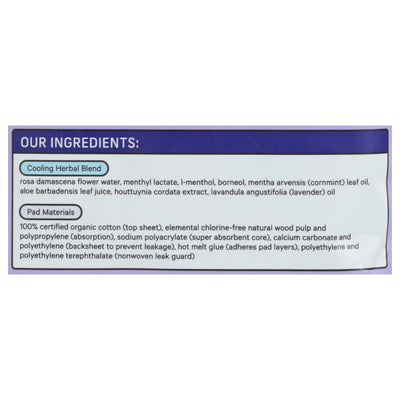 The Honey Pot - Menstrl Pads Ovrnt Herbal - 12 Count