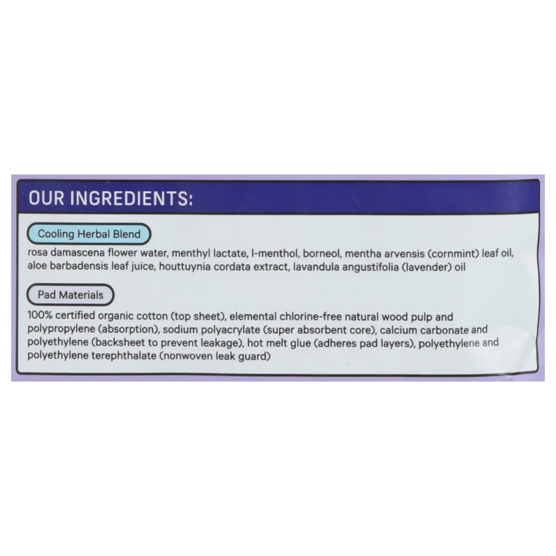 The Honey Pot - Menstrl Pads Ovrnt Herbal - 12 Count