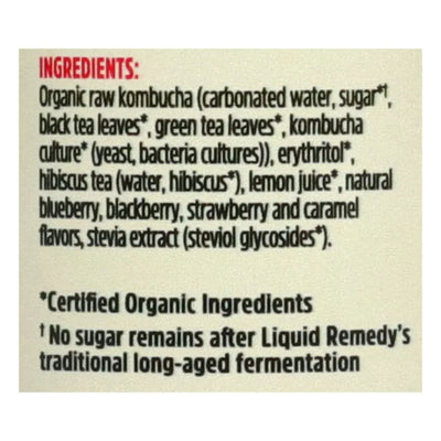 An image displaying Remedy - Kmbcha Organic Mixed Berry - Case Of 12-12 Ounce by Remedy