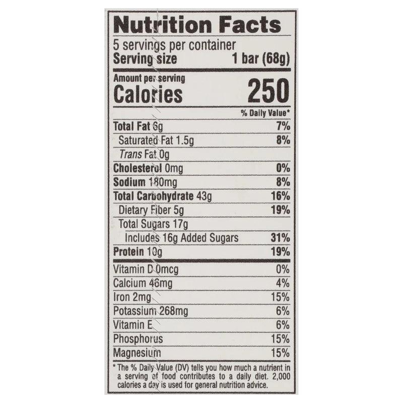 Clif Bar - Enrgy Br Og3 Choc Brownie - Case Of 6-5/2.4 Ounce