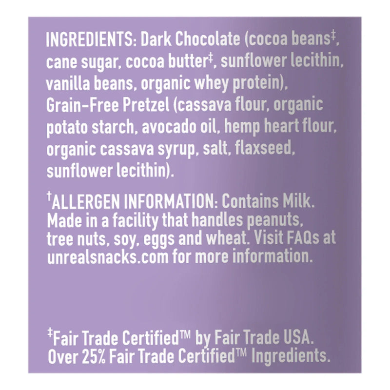 An image displaying Unreal - Pretzels Dark Chocolate - Case Of 6-3.5 Ounce by Unreal