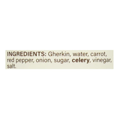 An image displaying Pickerfresh - Veggie Slaw Pickled - Case Of 6-16 Ounce by Pickerfresh