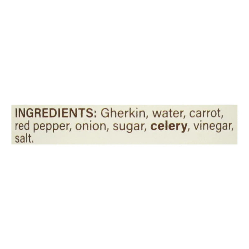 An image displaying Pickerfresh - Veggie Slaw Pickled - Case Of 6-16 Ounce by Pickerfresh