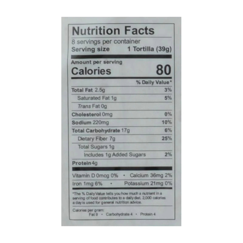 La Tortilla Factory - Tort Flour Light 8ct - Case Of 10-11 Ounce