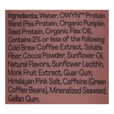 An image displaying Owyn-only What You Need - Prtn Coff Dbl Shot Mcha - Case Of 12-12 Ounce by Owyn-only What You Need
