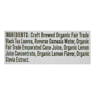 An image displaying Seven Teas - Tea Organic Half&half Tea Lem - Case Of 12-16 Ounce by Seven Teas