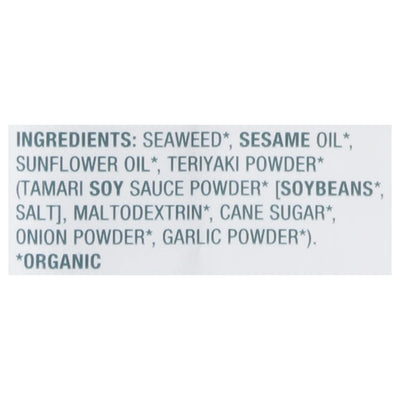 Gimme - Seaweed Snk Og2 Teriyaki - Cs Of 30-.14 Oz