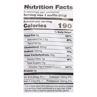 Schar - Muffin Chocolate Chip - Cs Of 4-7.9 Oz