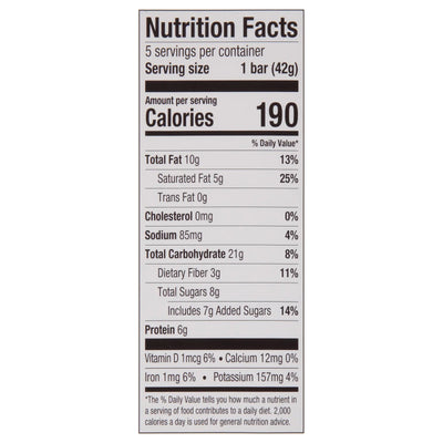 Bob's Red Mill - Bars Pbtr Coconut Oats - Cs Of 6-7.4 Oz