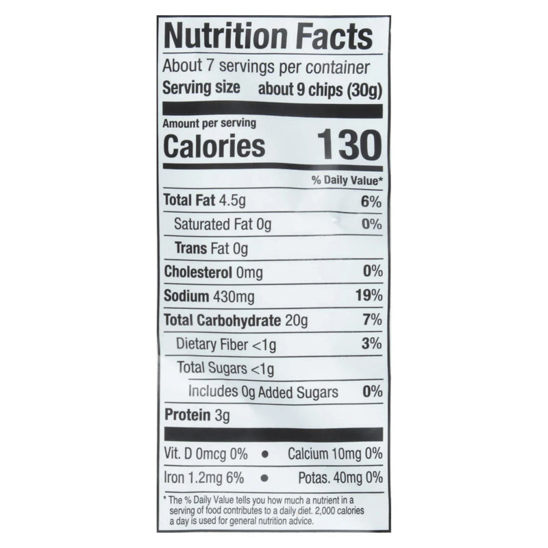 Pretzelized - Pita Chip Sea Salt - Case Of 12-7 Ounce