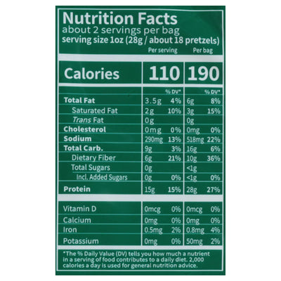 An image displaying Crisp Power - Protein Pretzels Evrythng - Cs Of 6-1.75 Ounce by Crisp Power