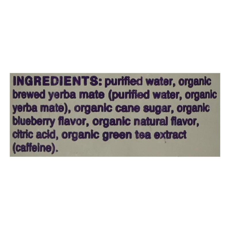 Clean Cause - Yerba Mate Organic Blubry - Case Of 12-15.5 Ounce