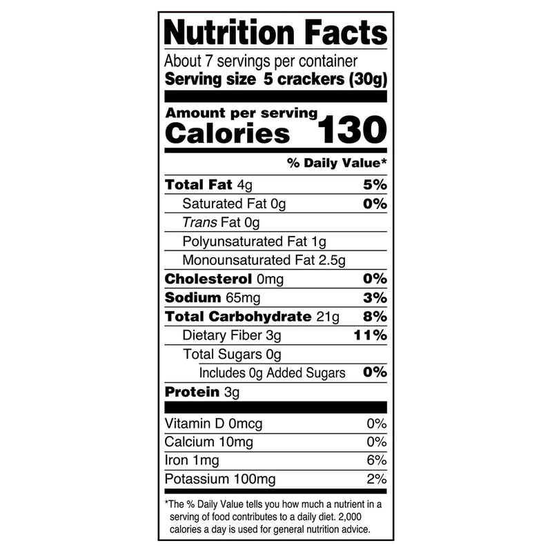 Back To Nature - Crkrs Rsmry Olive Oil Ww - Case Of 12-7 Ounce