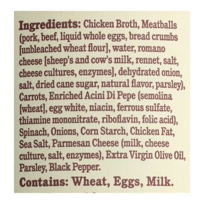 Rao's Specialty Food - Soup Italian Wedding - Case Of 6 - 16 Oz