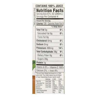 An image displaying R.w. Knudsen - Organic Juice - Grapefruit - Case Of 6 - 32 Ounce by R.w. Knudsen