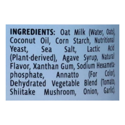 An image displaying Credo Foods - Cheeze Spry Oatmilk Chedd - Case Of 12-8 Ounce by Credo Foods