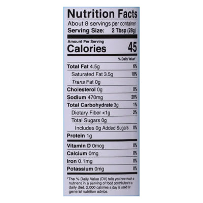 An image displaying Credo Foods - Cheeze Spry Oatmilk Chedd - Case Of 12-8 Ounce by Credo Foods