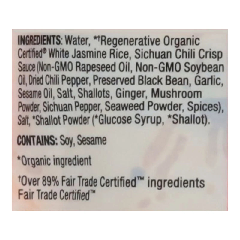 Lundberg Family Farms - Rice Jasmine Chili Crisp - Case Of 6-8 Ounce