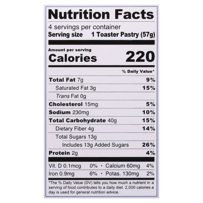 Katz Gluten Free - Cinn Sgr Toaster Pastry - Cs Of 6-8 Oz