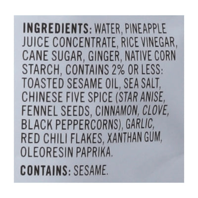Saffron Road - Simmer Sauce Sweet Sour - Case Of 8-7 Ounce