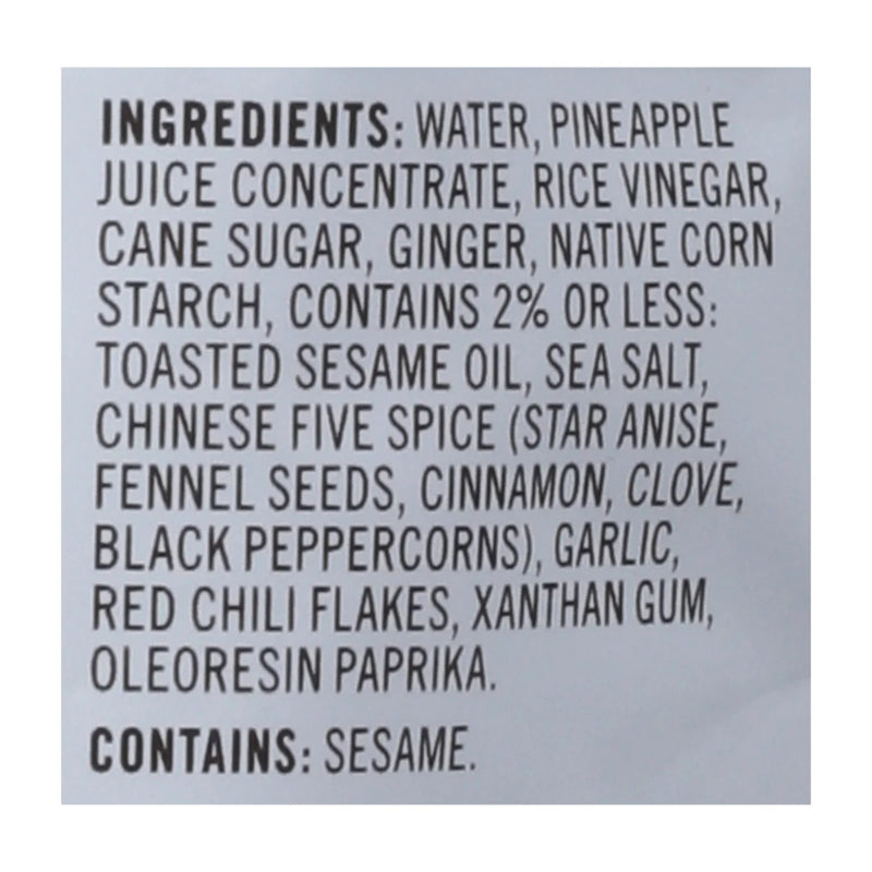 Saffron Road - Simmer Sauce Sweet Sour - Case Of 8-7 Ounce