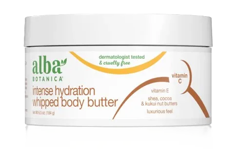 An image displaying Alba Botanica - Intense Hydration Whipped Body Butter - 6.5 Ounce by Alba Botanica