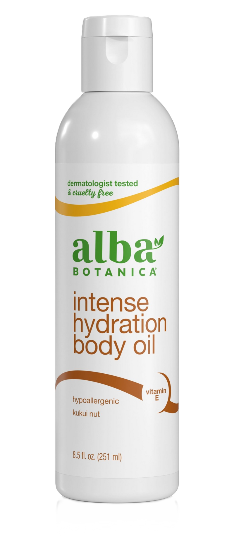 An image displaying Alba Botanica - Intense Hydration Body Oil - 8.5 Fl Oz by Alba Botanica